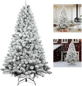 PATPAT® 150cm Christmas Tree for Home Decor with 350 Branches, Premium Artificial Snow Tree, Office School House Restaurants Store Decoration