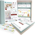 Baby Memory Book w/Keepsake Box & 3