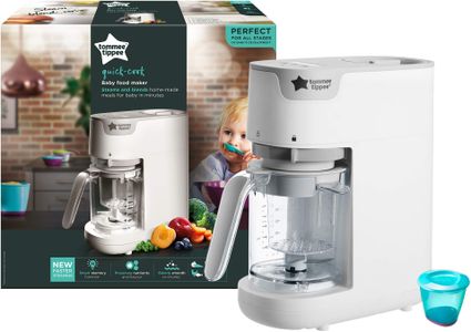 Tommee Tippee Baby Food Maker – White, Easy Steam & Blend