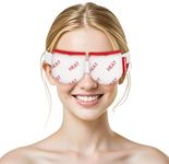 Comfheat Microwaveable Moist Heat Eye Mask Warm Compress for Dry Eyes, Microwave Heated Eye Masks Relieves Blepharitis, Stye Eye, Itchy Eyes, Irritated Eyes, Natural & Reusable, Lavender Scent