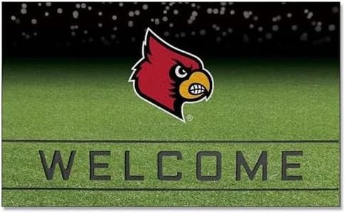 FANMATS 19995 Wisconsin Badgers Crumb Rubber Outdoor Door Mat - 18in. x 30in.