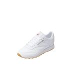 Reebok Mens CLASSIC LEATHER Sneaker, Ftwr White/pure Grey 3/reebok Rubber Gum-02, 13.5 Women/12 Men US