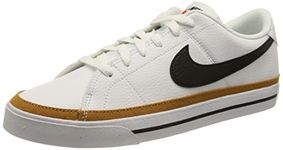 Nike Court Legacy Nn Mens Shoes, White/Black-Desert Ochre, 9 US