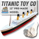 TitanicToyCo RMS Titanic Model Ship 1Foot Long Pre-Assembled, Titanic Toys For Kids, Historically Accurate Titanic Toy, Titanic Ship, Titanic Cake Topper, Titanic Figurine, Titanic Boat