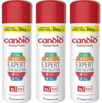 Candid Dusting Powder | Expert Skin Solution |Doctor's Prescribed No.1 Brand | Prevents Sweat Rash, Itching, Fungal Infection & Skin Irritation | Anti-fungal Powder | Clotrimazole | 250g | Pack of 3