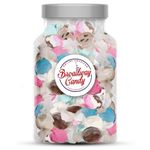 Broadway Candy Sweets Jar 800g - Assorted Flavour Salt Water Taffy - Individually Wrapped American Sweets - Bite Sized Candy Treats