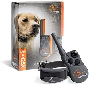 SportDOG Brand FieldTrainer 425X Remote Training Collar, E Collar for Dogs - Waterproof Dog Trainer, Submersible Up to 25 Feet, Rechargeable Dog Training Collar with Remote Shock, Vibrate, and Tone