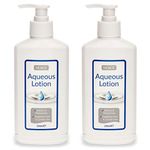 2 x Nuage Moisturising Aqueous Cream Lotion Pump Dispenser 250ml