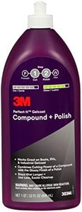 3M Perfect-It Gelcoat Compound + Polish 30344, 1 qt (32 fl oz/946 mL)