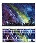 Laptop Cover Compatible with New MacBook Air 13 inch with Retina Display Touch ID Model M1 A2337 A2179 A1932 Released in 2020 2019 2018, Protective Hard Shell Case & Keyboard Cover, Aurora