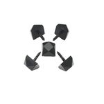 Black Antique Door Studs Solid Iron in Pack of 10 by Euroart