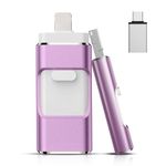 Photo Flash Drive,256GB USB 3.0 Photo Stick Phone, Compatible Phone/Pad/Android/PC/High Speed External Thumb Drives USB Memory Storage Photo Stick for Save More Photos USB Drive(Pink)