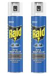 2 x Fly Wasp Killer Rapid Action Spray Can 300ml