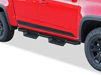 APS Stainless Steel 6.5in Pocket Steps Running Boards Compatible with Chevy Colorado GMC Canyon Crew Cab 15-24