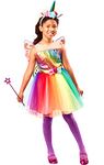 Rubie's Girl's Forum Novelties Rainbow Unicorn Costume Dress, As Shown, Small