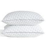 BedStory Pillows 2 Pack Memory Foam Pillows for Sleeping, Soft & Firm Pillow for Neck and Shoulder Pain, Hypoallergenic Hotel Adjustable for Side Sleeper Pillow - 50x75 cm