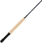 Shakespeare Cedar Canyon Carbon Fly Fishing Rod,4-Piece Lightweight Carbon Composite Blank Medium-Fast Action, Stainless Steel Guides, EVA Foam Handle, Portable Fly Rod for All Skill Levels 8ft 5/6 wt