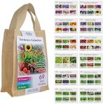 Pronto Seed Grow Your Own Kit | 69 Varieties of Herb, Vegetable & Flower Seeds | Complete Gardening Starter Gift Set for Women & Men