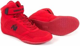 Gorilla Wear High Tops,Red Black,10 UK