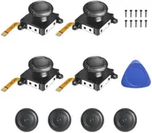 Joycon Joystick Replacement 4 Pack, Switch Joysticks Replacement for Nintendo Switch Lite/OLED with Thumb Grips, Screws & Spudger by BGYTWEYTD