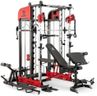 Marcy Pro Deluxe Smith Cage Home Gym System for Weight Training SM-7553