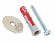 Picture, Mirror and Frame Hook kit for plasterboard/Brick/Concrete (2, Nickel)