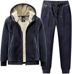 amropi Men's Hooded Tracksuit Set W