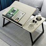 Laptop Desk for Bed,Asltoy Laptop Bed Tray Table,Foldable Laptop Desk for Bed Couch Sofa Notebook Desk Adjustable Laptop Table Portable Notebook Bed Tray Lap Tablet with Cup Holder