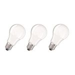 Osram LED Lamp/E27 Base/Warm White (2700 K)/Replaces 60 W Incandescent Bulbs/8.50 W/Frosted/LED Base Classic A, Pack of 3