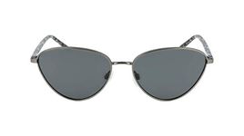 DKNY Women's DK303S Sunglasses, Gunmetal, One Size