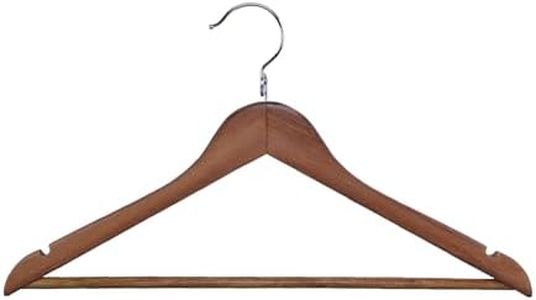 Proman Products - Kascade Hangers, Space Saving Hangers, Customize Your Closet Organization (Walnut, 50-Pack)