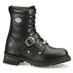 Harley Davidson Mens Faded Glory Leather Black Boots 9 UK