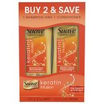 Suave Professionals Smoothing Shampoo and Conditioner, Keratin Infusion, 12.6 Fl Oz (Pack of 2)