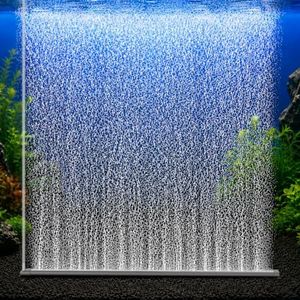 Devopet Aquarium Air Bubble Strip, Fine Bubble Wall Air Stone Bar for Fish Tank, Self-Sinking High Dissolved Oxygen Diffuser, Aeration Bubbler Decorations for Freshwater & Saltwater Tanks (22 Inch)