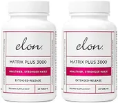 Elon Matrix Plus 3000 Biotin Vitamins for Nail Strengthening and Growth (120 Day Supply) - Healthy & Strong Nails - Nail Supplements - Nail Strengthening Vitamins - Biotin Supplement for Nails