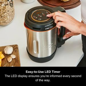 Morphy Richards Compact Soup Maker – Stainless Steel, 1L Capacity