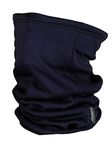 SUB ZERO Winter Neck Warmer 18" Long Super Soft Fleece Thermal Snood Scarf Neck Gaiter Head Over For Walking Running Motorcyclists One Size (Black)