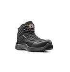 V12 Caiman, S3 Vegan Waterproof Safety Hiker, Black/Graphite