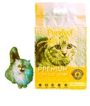 Waggytails Purrfect Clumping Tofu Cat Litter (Corn Scent) | 6 Litre in a Pack | Plant Based | Ultra Odour Control | Dust Free,Low Tracking Pellets | Safe for Kittens & Multipule Cats (Pack of 1)