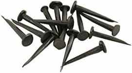 SISI UK 50 x Carpet, Upholstery Tacks 10mm,13mm,20mm & 25mm Fine Blued Cut Nails Pins (15mm)