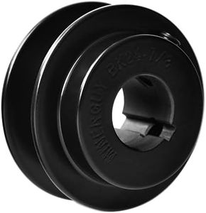 MINERGUY BK2478 Pulley/Sheave, Cast Iron 2.5" OD, Single Groove Pulley V Style B Belt 5L for 7/8" Keyed Shaft