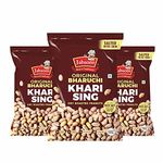 Jabsons Roasted Peanut Khari Sing with skin - 400gm (Pack Of 3)(400gm X3)|Jumbo Bharuchi Peanuts| Premium Roasted Moongfali |Ready to eat healthy snacks|Anytime Snack|Gluten free