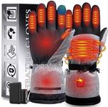 Heated Gloves for Men Women, Rechar