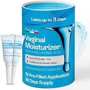 Pharmlitalia Vaginal Moisturizer Gel for Vagina Health, Moisturizer Applicators for Vaginal Dryness Relief and Long Lasting Wetness - Pre and Post Menopausal - 12 Pre Filled Applicators