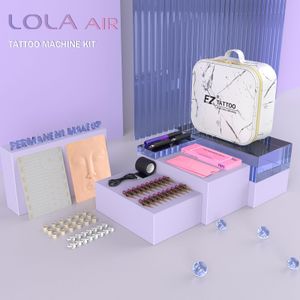 EZ Tattoo Lola Air Wireless Tattoo Machine Kit – Purple Set