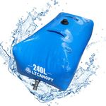 LTCANOPY Water Storage Bladder,Large-Capacity Foldable Water Bladder Tanks Container,Collapsible Soft Drought-Resistant Water Bag, fire-Fighting Agricultural use Water Tank(240L)