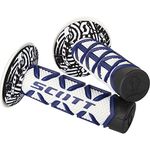 SCOTT Diamond Off-Road/Dirt Bike Motorcycle Hand Grips - Blue/White/One Size