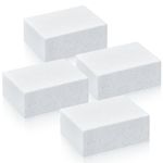 Yinder 4 Pcs Pools Pumice Stone for Cleaning Calcium Remover for Pool Tile 3.94 x 2.76 x 1.57 Inch Pool Tile Cleaner to Remove Rust Stains from Swimming Pool Spa Tile (White)