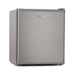 Klarstein Garfield Eco Freezer - Small Freezer, Upright Freezer, 34 liters usable capacity, 4-star freezer compartment, 41 dB, removable grid shelf, free-standing, space-saving, Silver