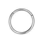 NAVZA Surgical Steel Nose Rings- Nose Hinged Hoops for Men and Women - Body Piercing Jewelry Earrings Lip Rings 6mm-7mm-8mm-9mm-10mm